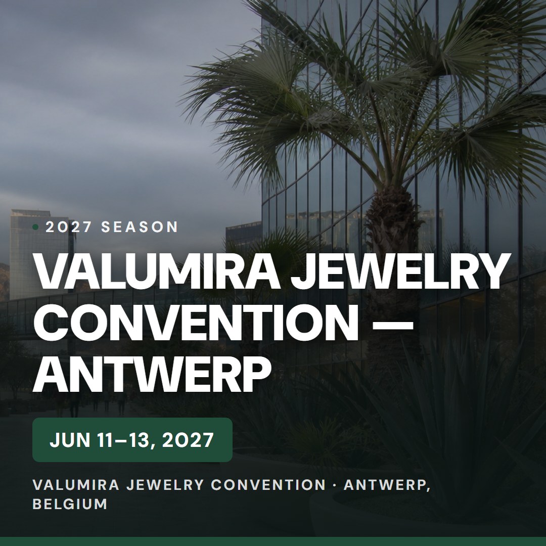 Valumira Jewelry Convention — Antwerp — Jun 11–13, 2027