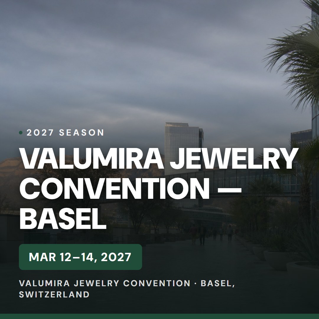 Valumira Jewelry Convention — Basel — Mar 12–14, 2027