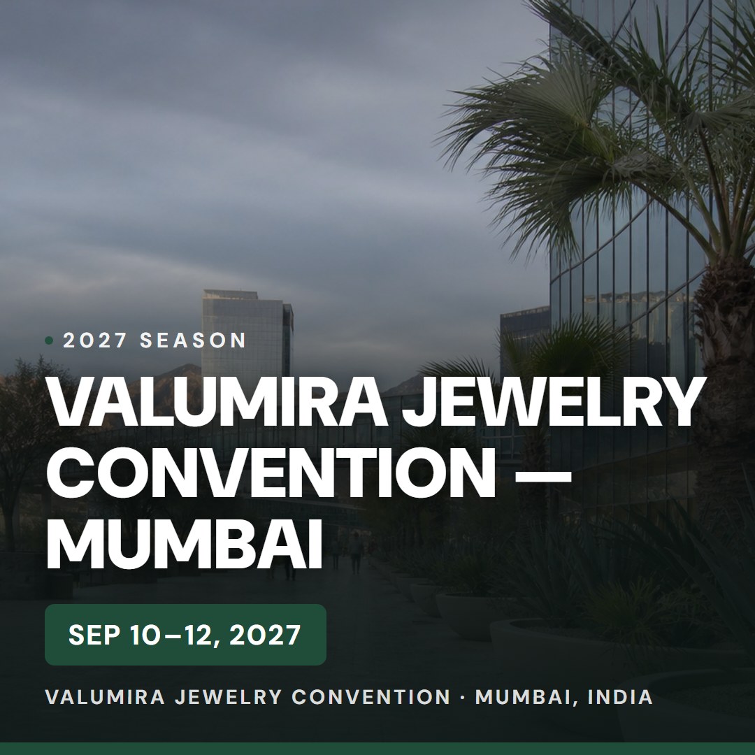 Valumira Jewelry Convention — Mumbai — Sep 10–12, 2027
