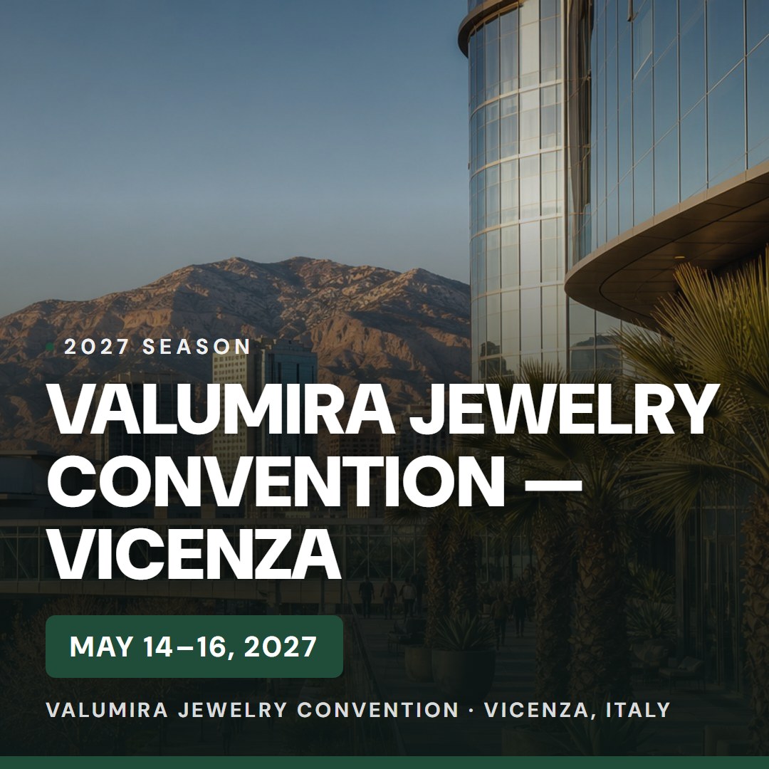 Valumira Jewelry Convention — Vicenza — May 14–16, 2027